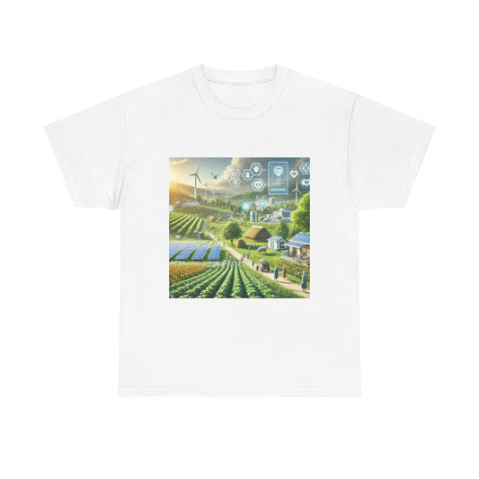 Unisex Heavy Cotton Tee Rural Design