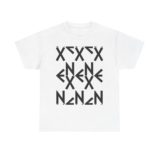 Unisex Heavy Cotton Tee Brick Design