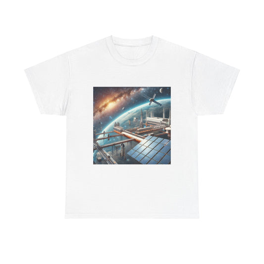 Unisex Heavy Cotton Tee Space Design